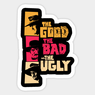 Sergio Leone - The Good, the Bad, and the Ugly Tribute Sticker